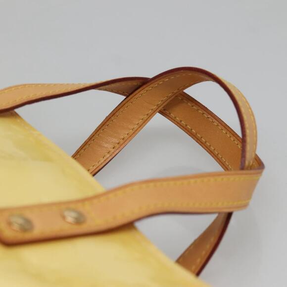 LOUIS VUITTON Monogram Vernis Reade PM Hand Bag Perle M91336 - Picture 9 of 12